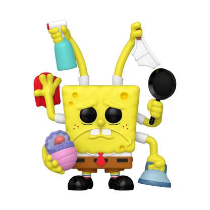 Funko Pop Premium Spongebob Squarepants: SpongeBob Cleaning - SDCC 2025 Exclusive (2001)