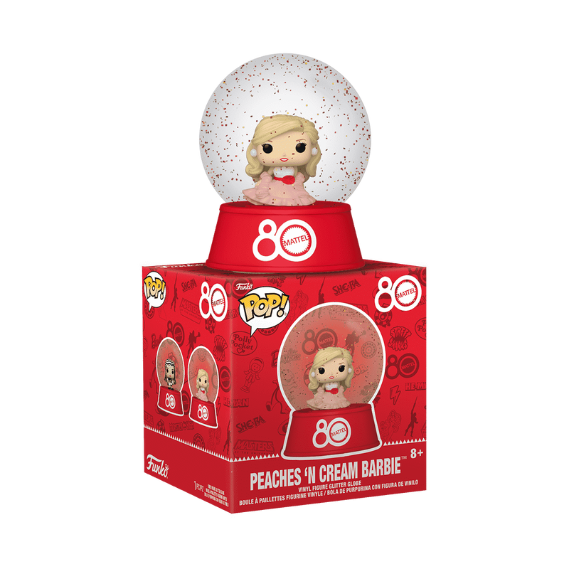Funko Pop Mini Snow Globe Retro Toys: Peaches 'N Cream Barbie