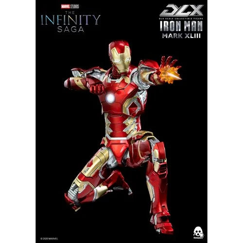 ThreeZero Avengers: Infinity Saga Iron Man Mark 43 DLX 1:12 Scale Action Figure