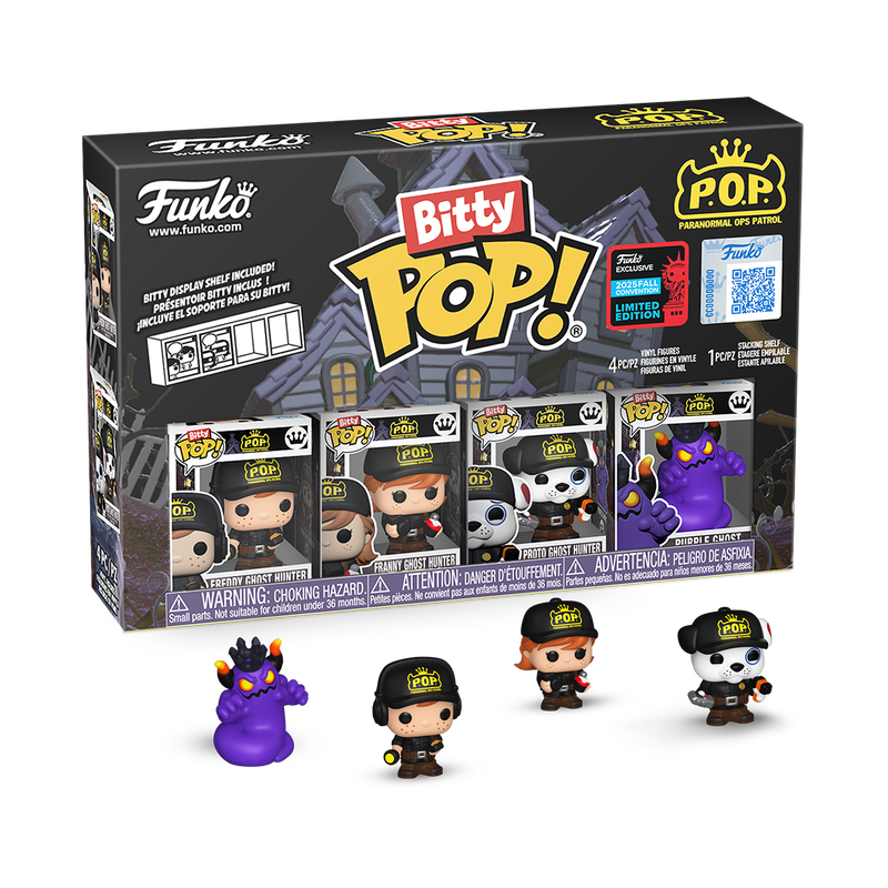 Funko Pop Bitty Paranormal Ops Patrol 4-Pack - NYCC 2025 Exclusive