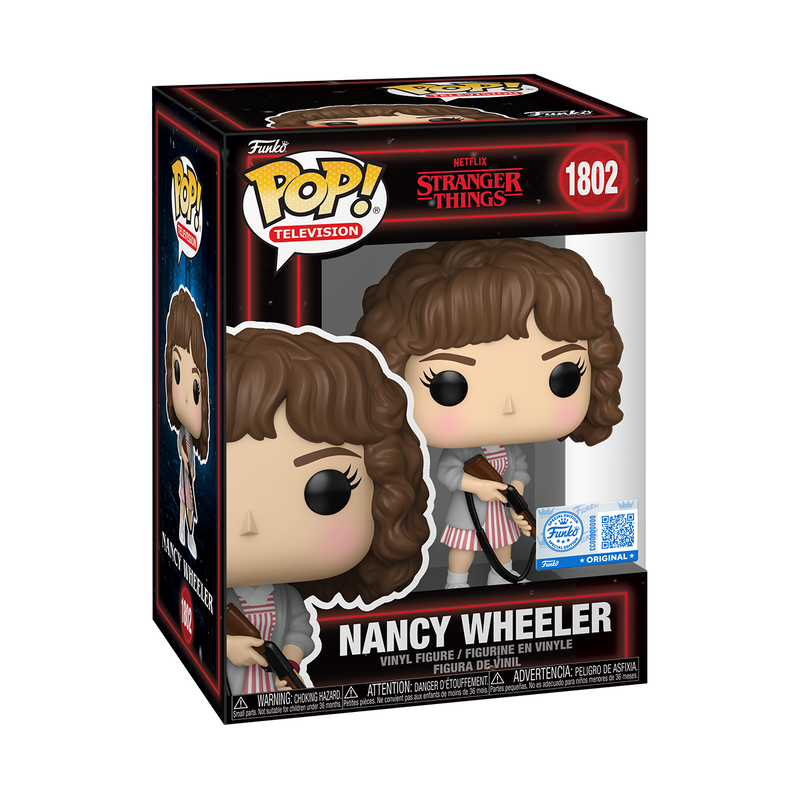 PREVENTA Funko Pop Stranger Things 5: Nancy Wheeler with Shotgun - Exclusive (1802)