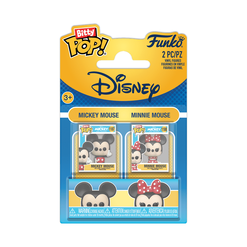 Funko Bitty Pop: Disney - Mickey y Minnie 2 Pack