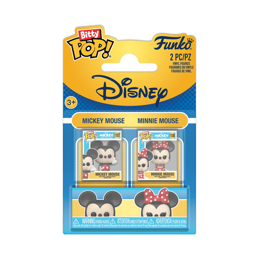 Funko Bitty Pop: Disney - Mickey y Minnie 2 Pack