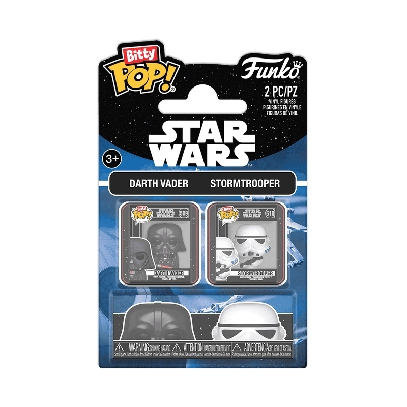 Funko Bitty Pop: Star Wars - Vader y Stormtrooper 2 Pack