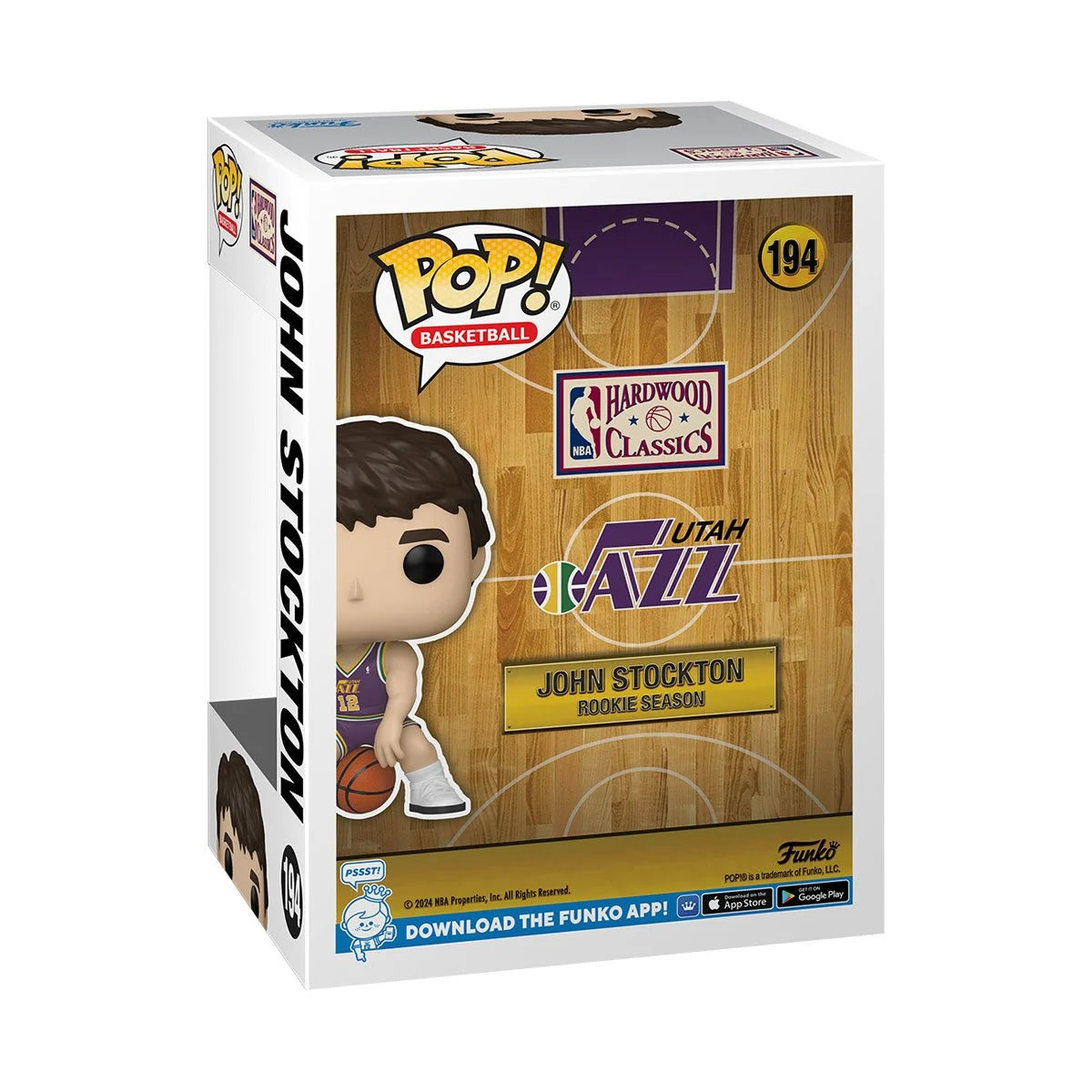 Funko Pop NBA Utah Jazz: John Stockton (194)