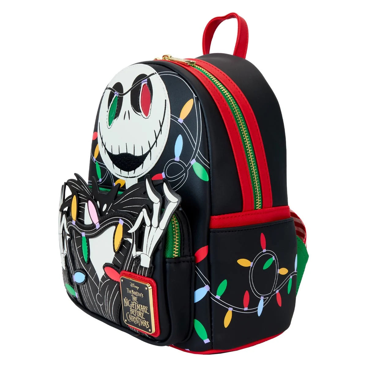 Loungefly The Nightmare Before Christmas: Smiling Jack Light-Up Mini Backpack