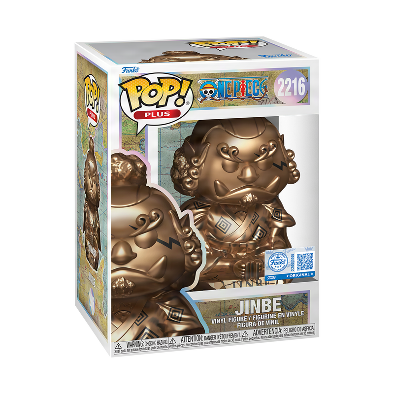 Funko Pop Plus One Piece: Jinbe Statue Bronze - 25th Anniversary Exclusive (2216)