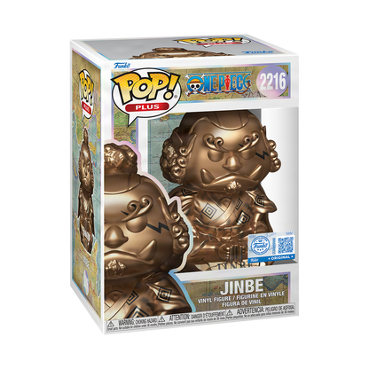 PREVENTA Funko Pop Plus One Piece: Jinbe Statue Bronze - 25th Anniversary Exclusive (2216)