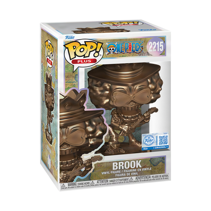 PREVENTA Funko Pop Plus One Piece: Brook Statue Bronze - 25th Anniversary Exclusive (2215)
