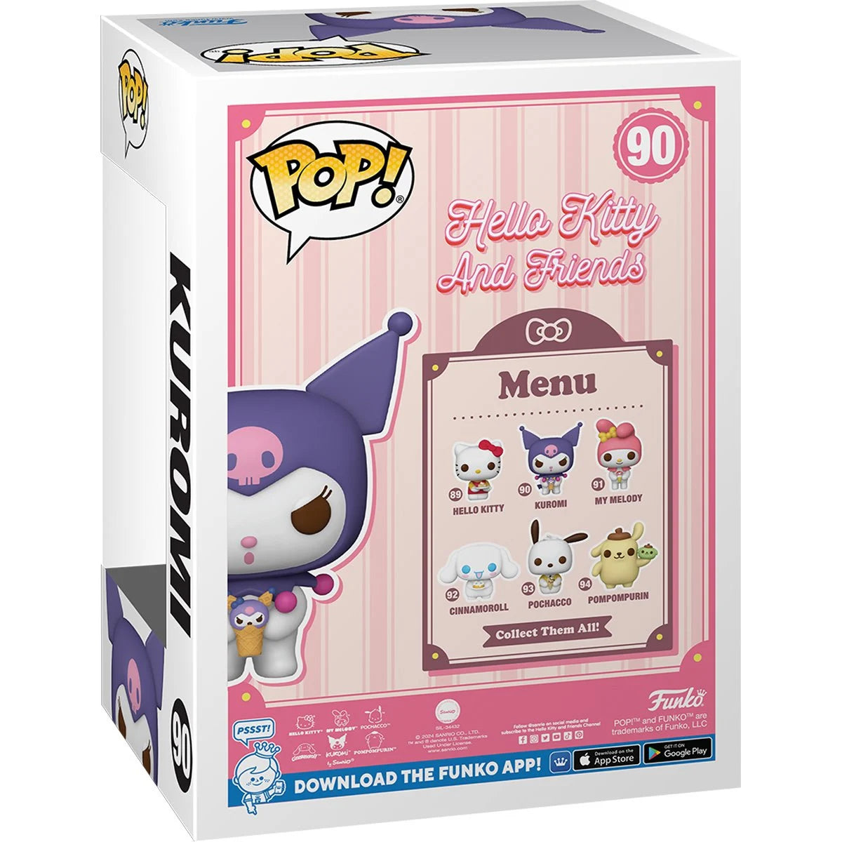 Funko Pop Hello Kitty and Friends: Kuromi (90)