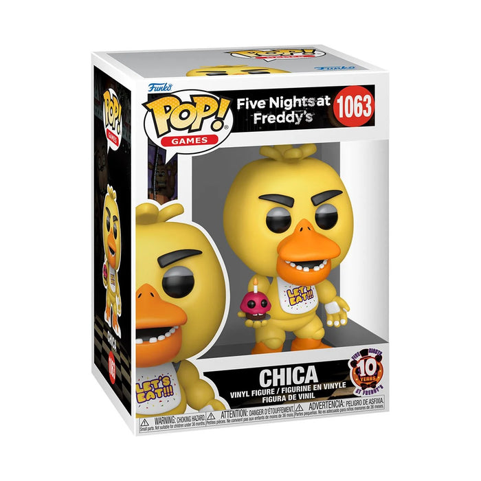 PREVENTA Funko Pop Five Nights at Freddys 10th Anniversary: Chica (1063)