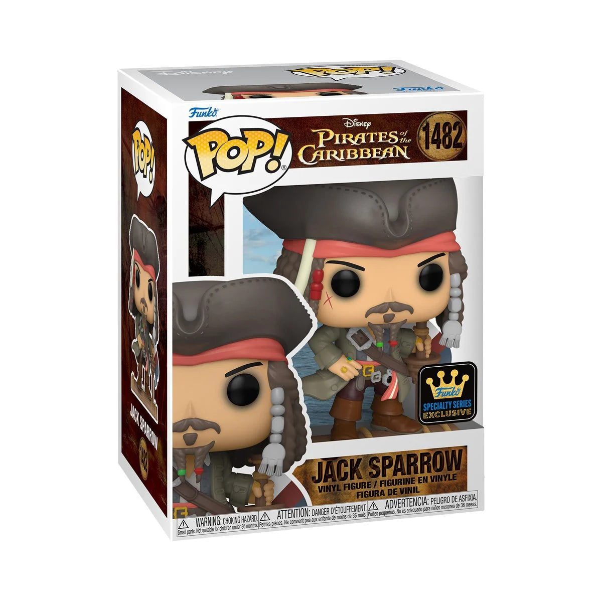 PREVENTA Funko Pop Pirates of the Caribbean: Jack Sparrow - Specialty Series (1482)