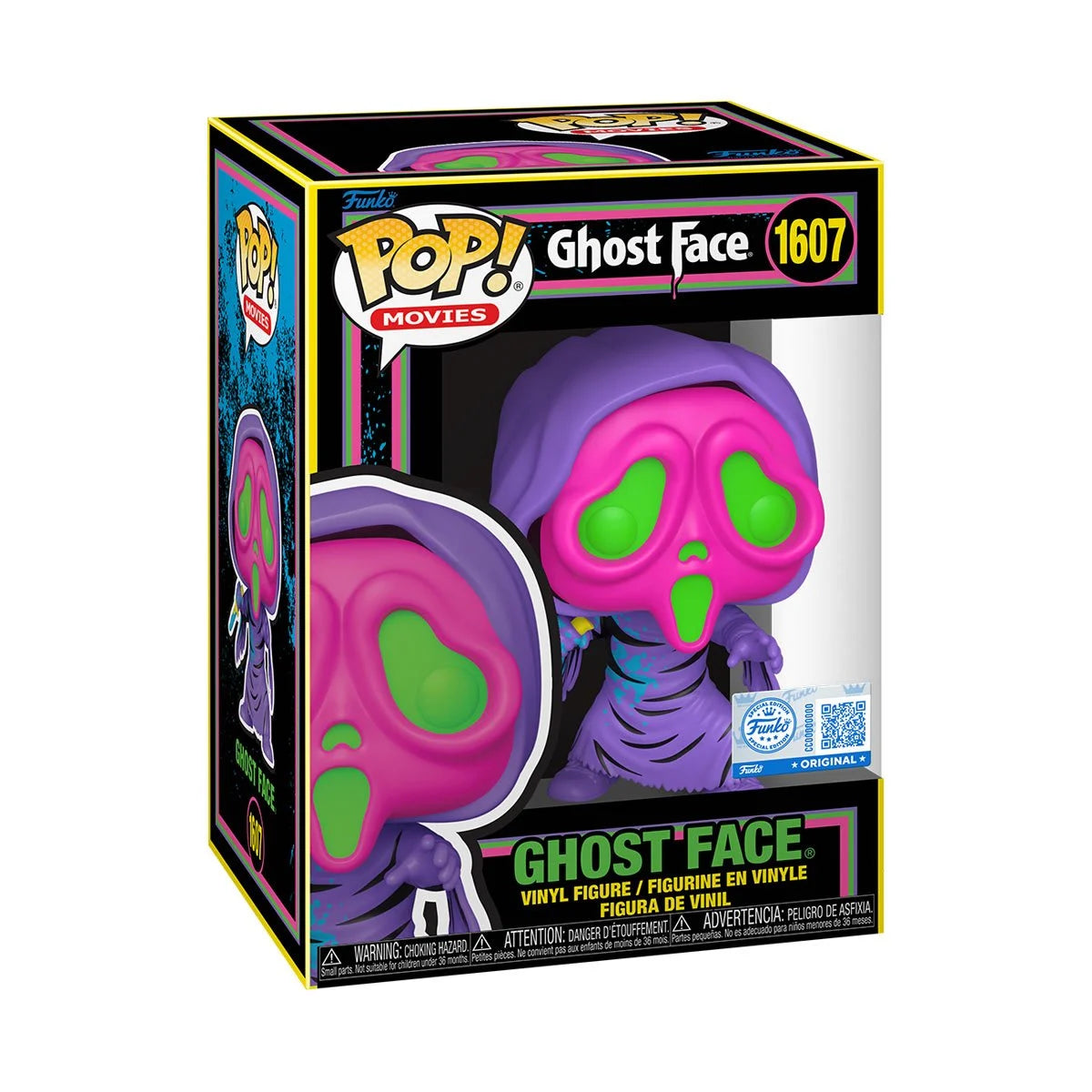 Funko Pop Scream: Ghost Face Black Light - Entertainment Earth Exclusive (1607)