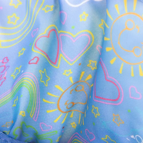 Whatever! Care Bears The Caring Meter Padded Nylon Crossbody Bag with Strap