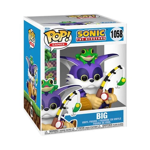 Funko Pop Super Sonic The Hedgehog: Big (1058)