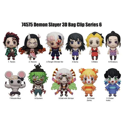 Monogram Foam Bag Clip: Demon Slayer Serie 6 - Individual Sorpresa