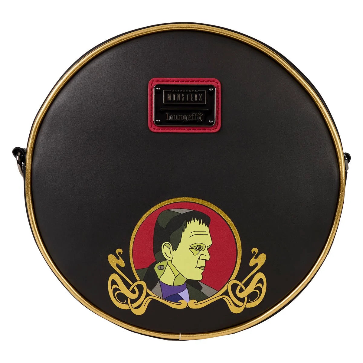 Loungefly Universal Monsters Bride of Frankenstein Stained Glass Crossbody Purse