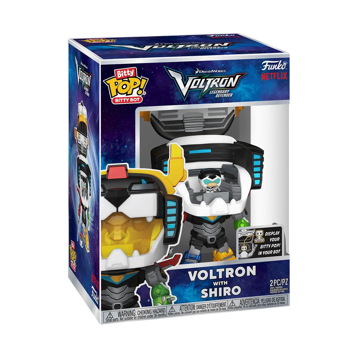 PREVENTA Funko Pop Bitty Bot Voltron Legendary Defender: Voltron with Shiro