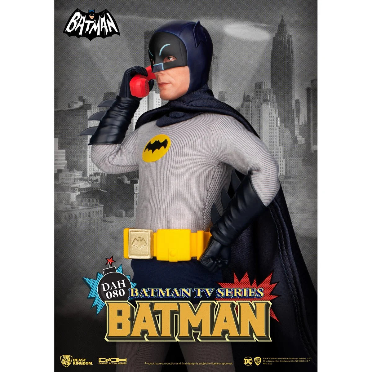 Beast Kingdom Batman TV Series: Batman DAH-080 Dynamic 8-ction Action Figure