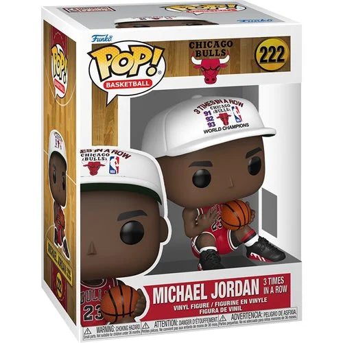 Funko Pop NBA Chicago Bulls: Michael Jordan 3 Times In a Row (222)