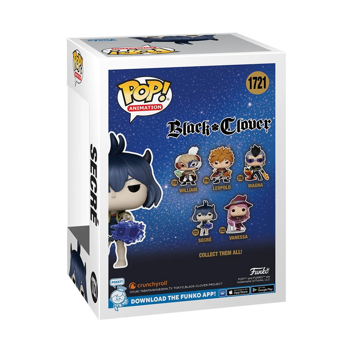 Funko Pop Black Clover: Secre (1721)