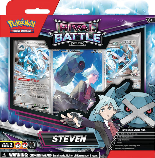 Pokemon TCG: Rival Battle Deck - Steven En Ingles