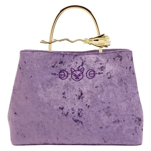 Loungefly Hocus Pocus Velvet Broom Handle Handbag