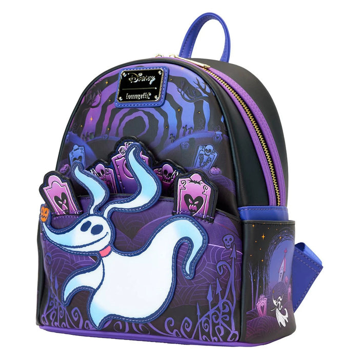 Loungefly Nightmare Before Christmas Zero and Jack Light-Up Mini Backpack