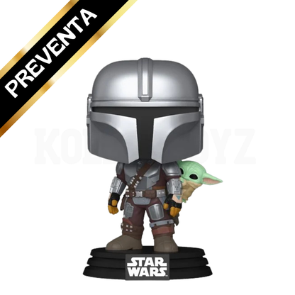 PREVENTA Funko Pop Star Wars: The Mandalorian and Grogu: Mandalorian with Grogu (818)