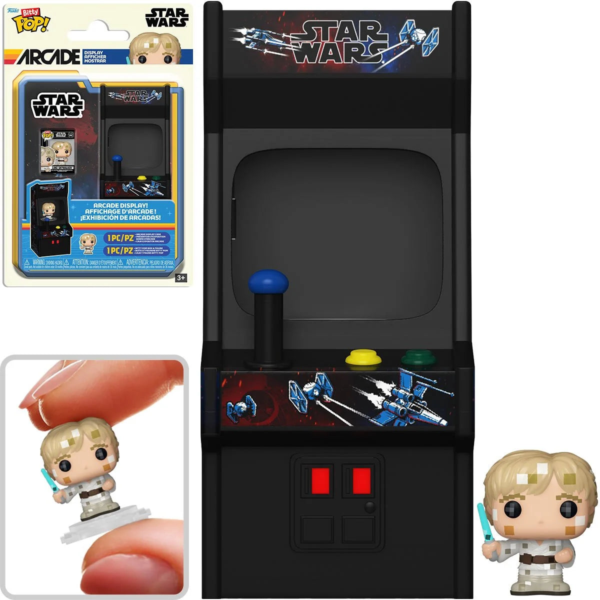 Funko Pop Bitty Arcade Star Wars Luke Skywalker 8-Bit