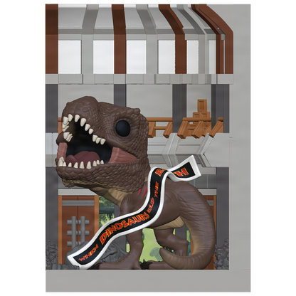 PREVENTA Funko Pop Nooks Jurassic Park: T. Rex in Visitor Center