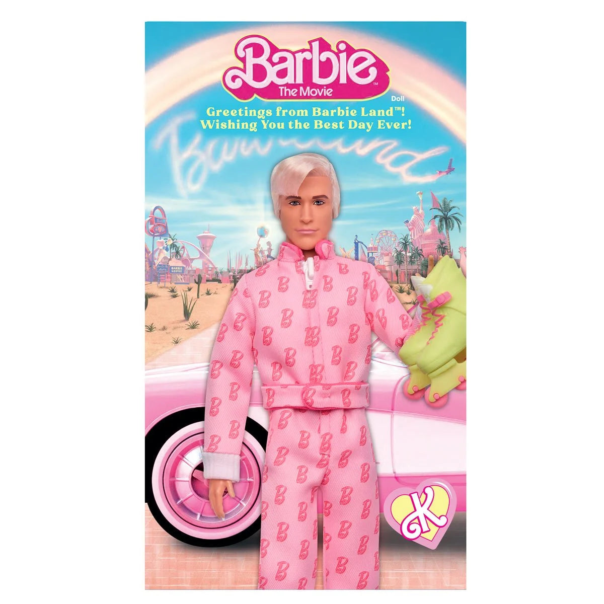 Mattel Barbie The Movie: Pink Jumpsuit Ken Doll