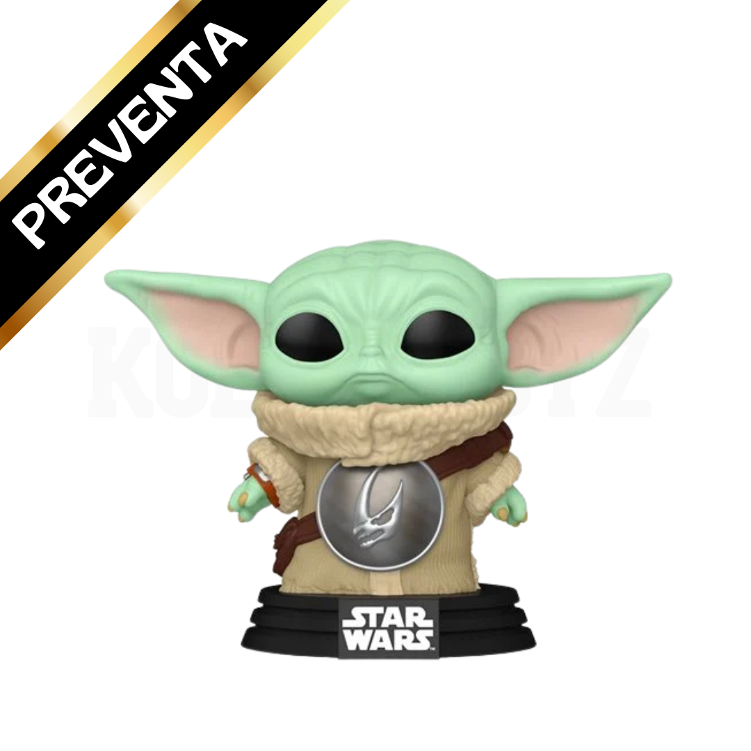 PREVENTA Funko Pop Star Wars: The Mandalorian and Grogu: Grogu with Crest (819)