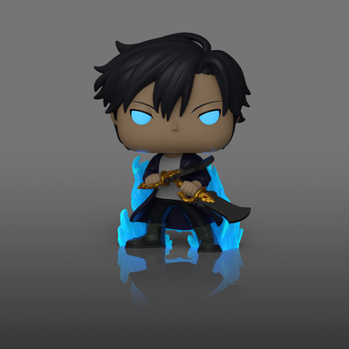 PREVENTA Funko Pop Solo Leveling: Sung Jinwoo Blue Aura - Exclusive (2496)
