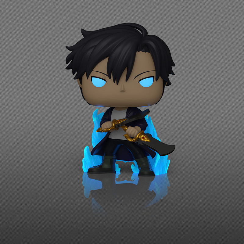 PREVENTA Funko Pop Solo Leveling: Sung Jinwoo Blue Aura - Exclusive (2496)