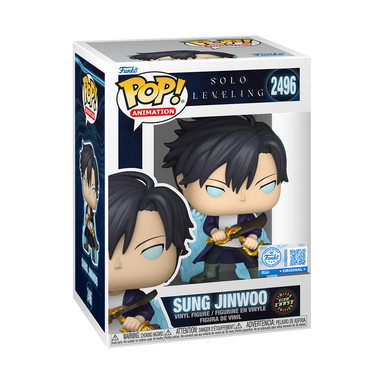 PREVENTA Funko Pop Solo Leveling: Sung Jinwoo Blue Aura - Exclusive (2496)