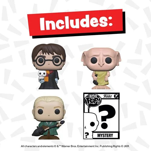 Funko Bitty Pop 4-Pack Harry Potter: Harry Potter With Scarf