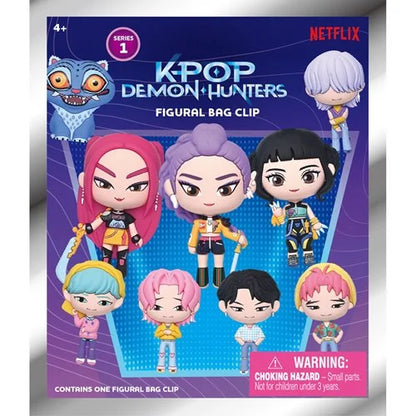 Monogram Foam Bag Clip: K-Pop Demon Hunters Series  1  - Individual Sorpresa