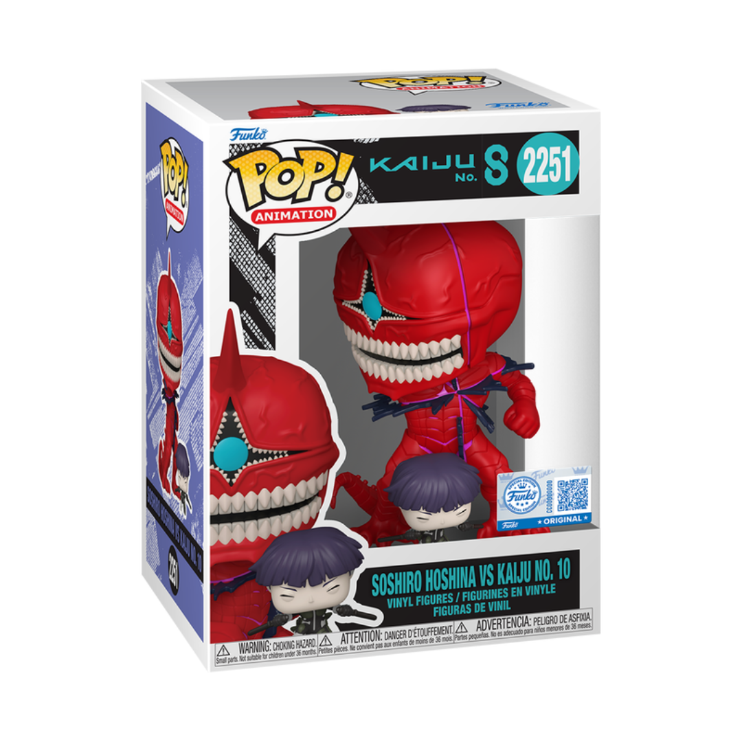 Funko Pop Kaiju N° 8: Soshiro Hoshina vs Kaiju N° 10 - Exclusive (2251)