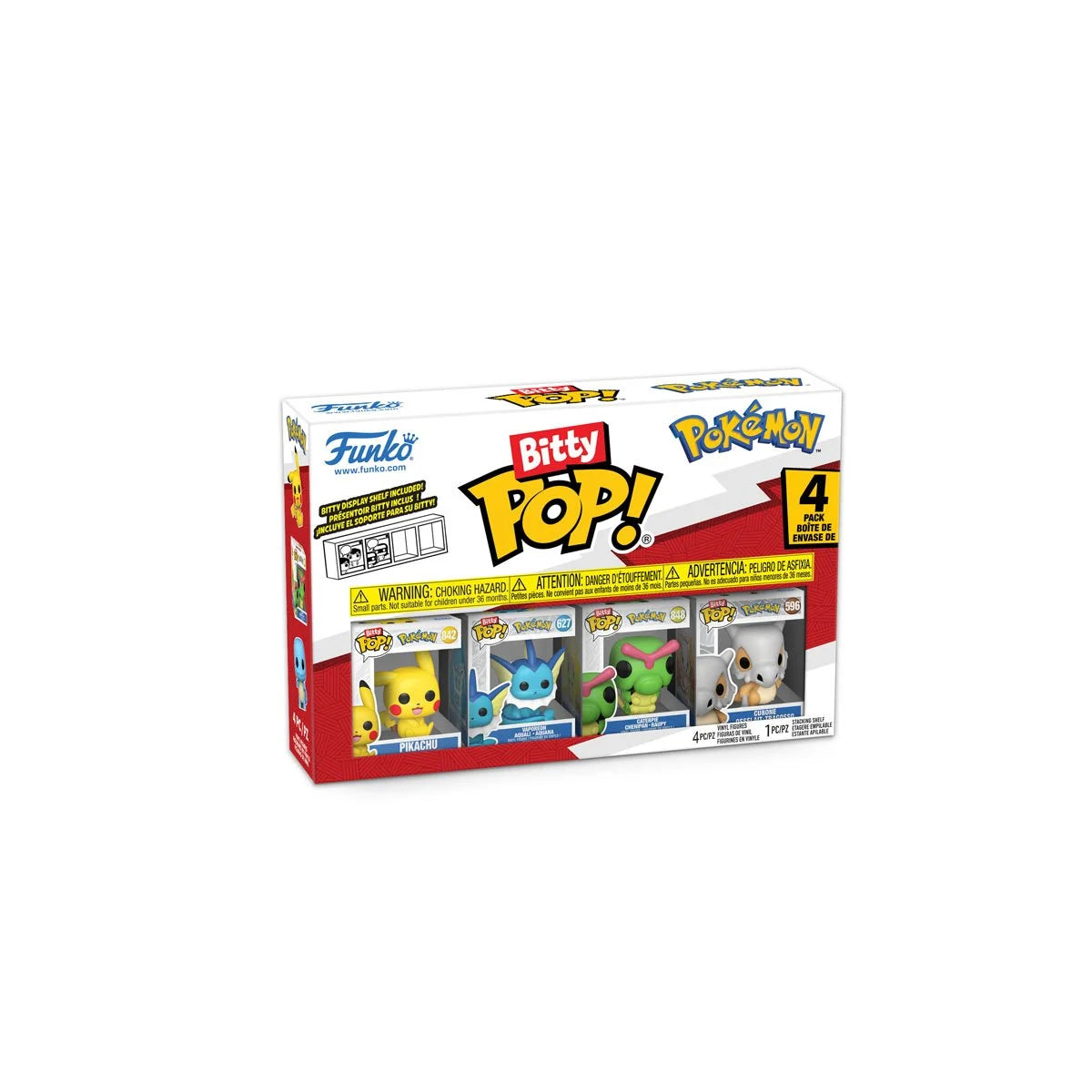 Funko Pop Bitty Pokemon: Pikachu 4-Pack