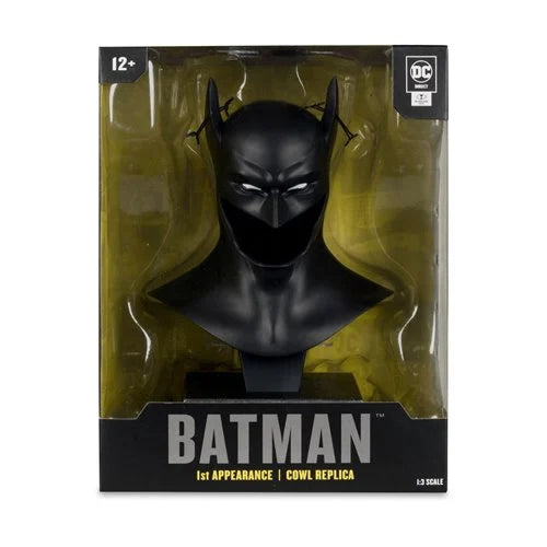 PREVENTA McFarlane Toys DC Direct Batman Detective Comics #27 1st Appearance Cowl Prop Replica 1:3 Scale