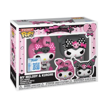 Funko Pop Key Chain Sanrio: My Melody 50th and Kuromi 20th Anniversary 2-Pack - Specialty Series