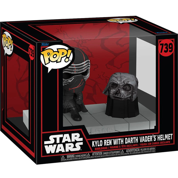 Funko Pop Moment Star Wars Dark Side: Kylo Ren with Darth Vader's Helmet (739)