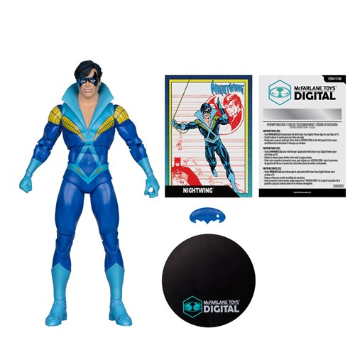 Mcfarlane Dc Digital: The New Teen Titans - Nightwing 7 Pulgadas