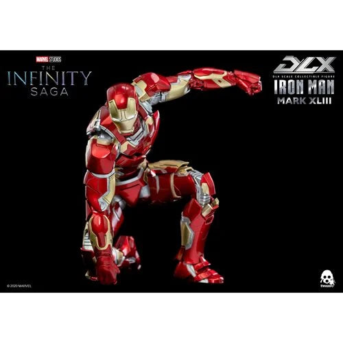 ThreeZero Avengers: Infinity Saga Iron Man Mark 43 DLX 1:12 Scale Action Figure