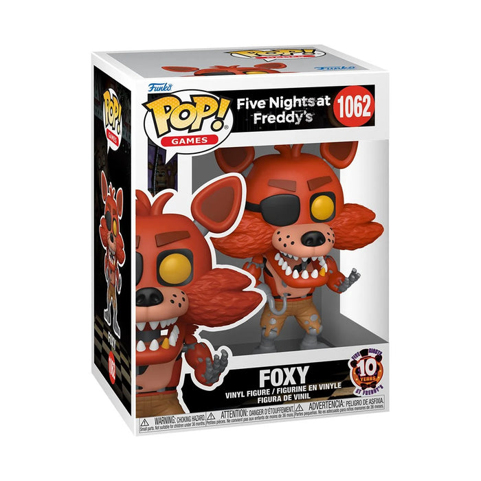 PREVENTA Funko Pop Five Nights at Freddys 10th Anniversary: Foxy (1062)