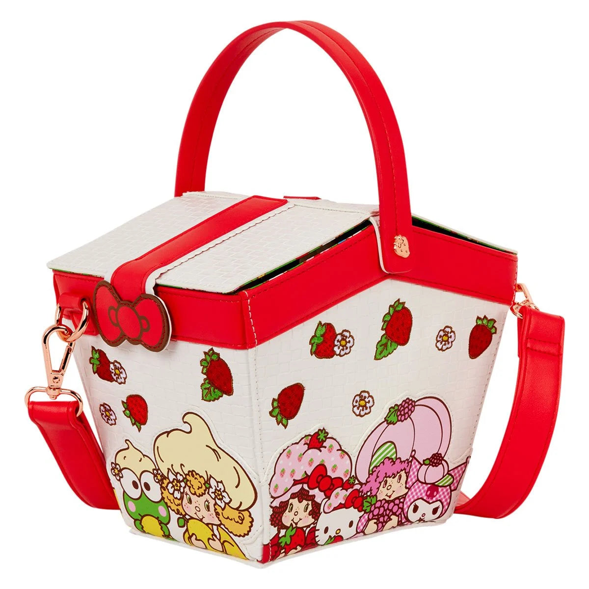 Loungefly Sanrio Hello Kitty & Friends x Strawberry Shortcake Scented Figural Basket Crossbody Bag