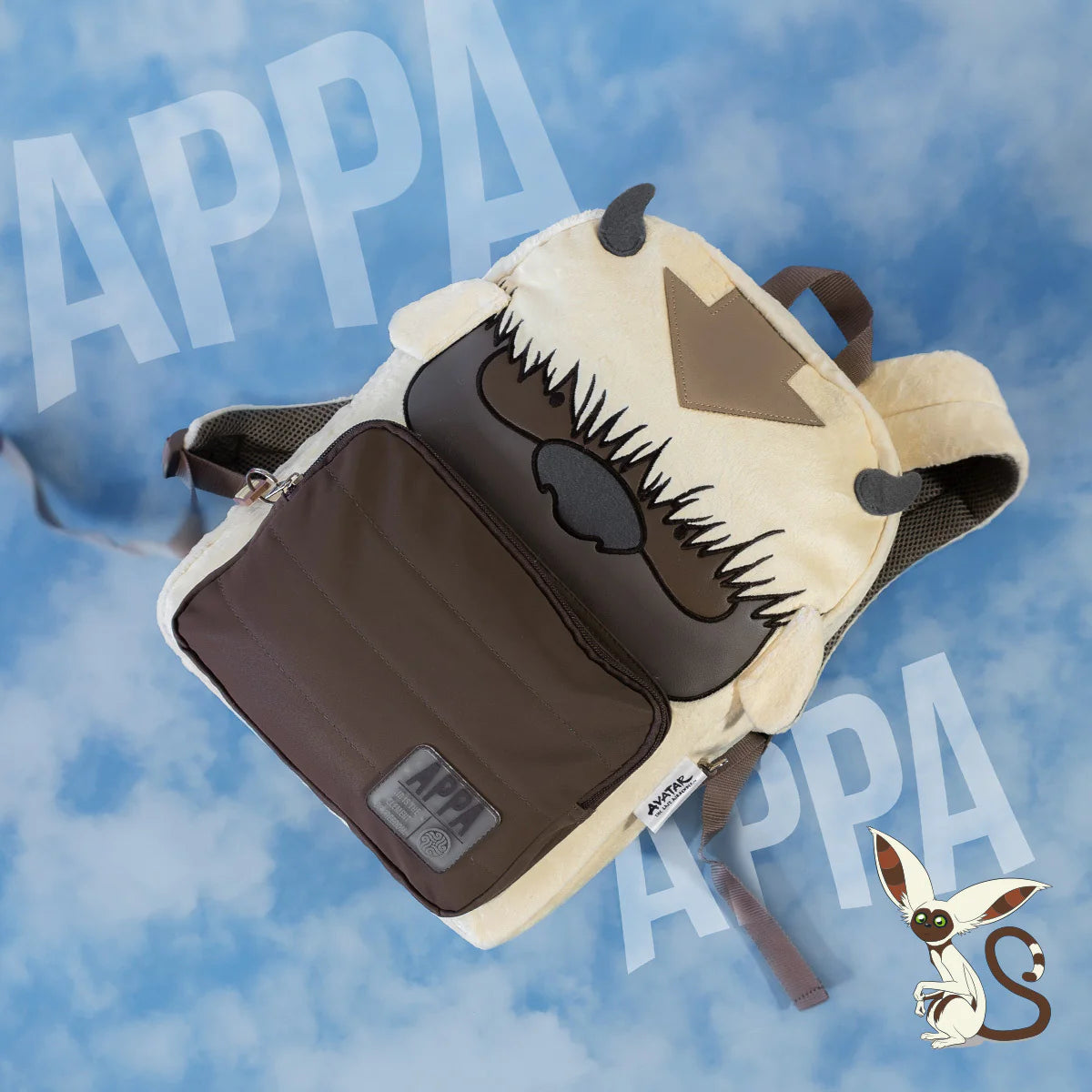 Common Nation Avatar The Last Air Bender: Appa Yip Yip Mochila Full-size