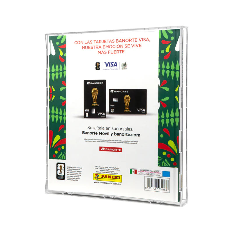 Protector Rígido Decolecto para Álbum Pasta Blanda Panini: FIFA World Cup Mundial 2026
