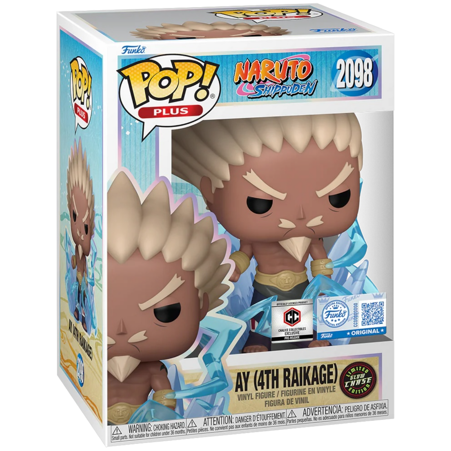 Funko Pop Plus Naruto Shippuden: Bundle Ay 4th Raikage w/Chase - Chalice Exclusive PR (2098)